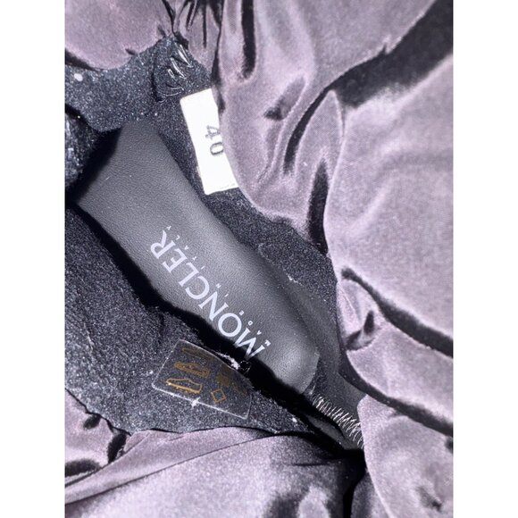 Moncler Gaia Pull Snow Boots in Black 40 New with Box Womens Winter Shoes - Picture 11 of 15